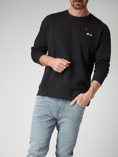 Jack & Jones Box Fit Sweatshirt mit Snoopy©-Stickerei Dunkelgrau 4