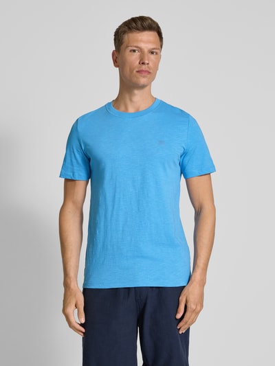 s.Oliver RED LABEL Regular Fit T-Shirt aus reiner Baumwolle Royal 4