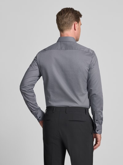 ETERNA Slim fit zakelijk overhemd met kentkraag Antraciet - 5
