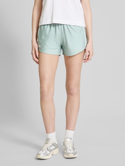 Under Armour Relaxed Fit Shorts mit elastischem Label-Bund Schilf 4