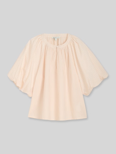 Tom Tailor Denim relaxed fit blouse van puur katoen Abrikoos - 2