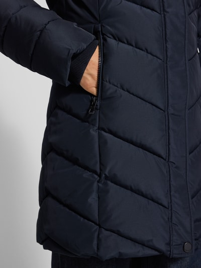 NAUTGÅRD Gewatteerde lange jas met Sorona® Aura-vulling
 Donkerblauw - 7
