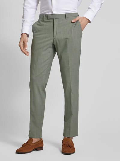 Pierre Cardin Regular fit pantalon met steekzakken, model 'Ryan' Groen - 4