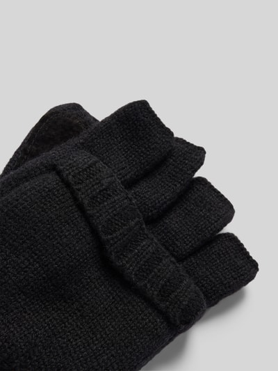 Barts Handschoenen met labeldetail, model 'HAAKON' Zwart - 3