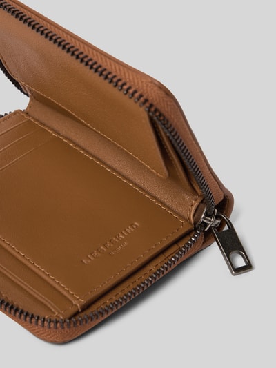 LIEBESKIND BERLIN Portemonnee met label in reliëf, model 'Conny' Cognac - 3