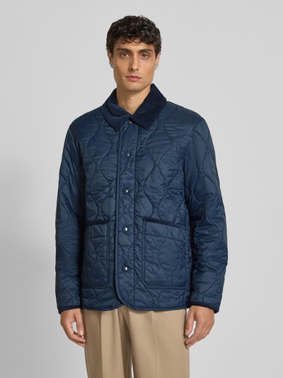 Tommy Hilfiger Regular Fit Steppjacke mit Cord-Kragen Marine 4