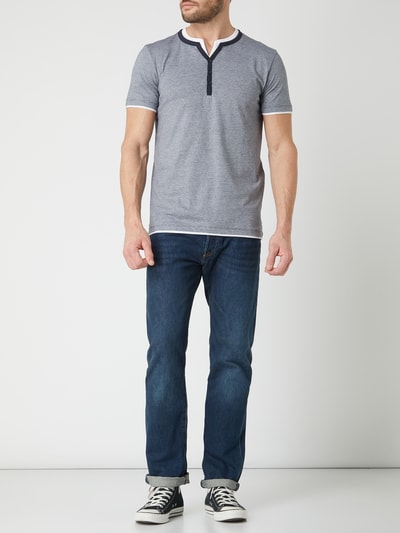 Esprit Serafino-Shirt aus Organic Cotton Marine 1