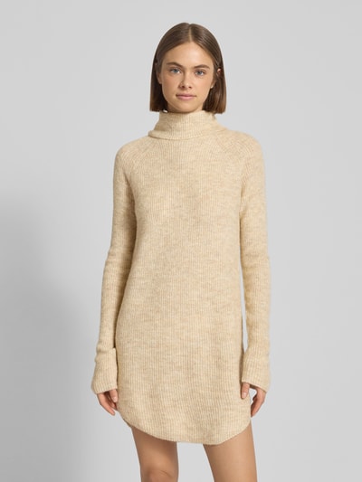 Pieces Golf o luźnym kroju z raglanowymi rękawami model ‘ELLEN’ Beżowy 4