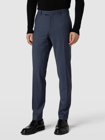 Drykorn Slim Fit Anzug mit Webmuster Modell 'IRVING' Hellblau 7