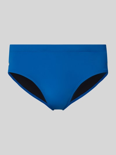 BOSS Badeslip in unifarbenem Design Modell 'JOHN' Blau 1