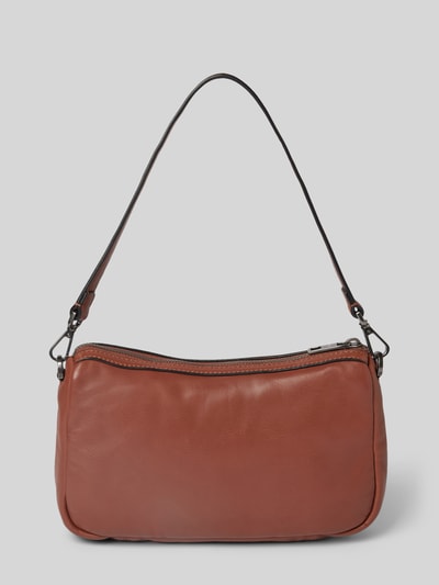 LIEBESKIND BERLIN Umhängetasche aus Leder mit Logo-Detail Modell 'Maia' Cognac 4