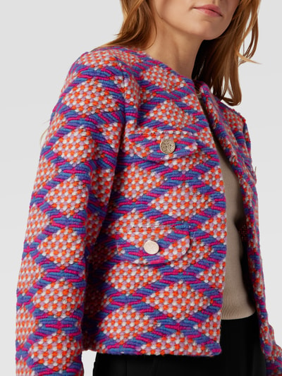 Rich & Royal Blazer met all-over motief Oranje - 3