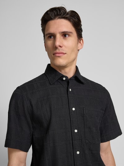 MCNEAL Freizeithemd mit Kentkragen Black 3