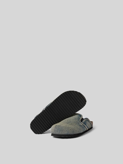 Diesel Hausschuhe in Denim-Optik Mittelgrau 5