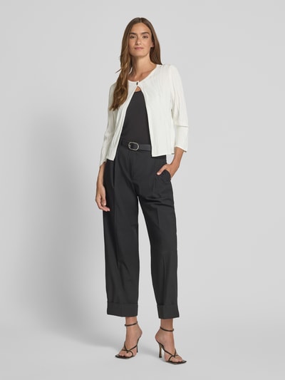 s.Oliver BLACK LABEL Korte cardigan van viscosemix Wit - 1