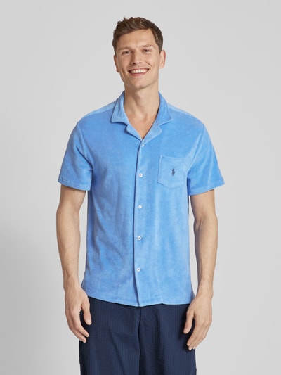 Polo Ralph Lauren Slim fit vrijetijdsoverhemd met halflange mouwen Lichtblauw - 4