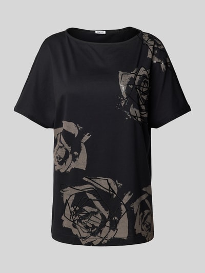 Esprit T-Shirt mit floralem Muster Black 2