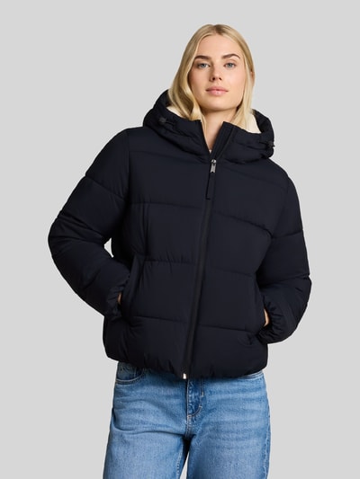 Tom Tailor Denim Kurtka w stylu puffer z kapturem i wypełnieniem puchowym Granatowy 4