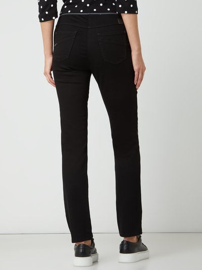 Raphaela By Brax Slim fit broek met elastische band, model 'Pamina' Zwart - 5