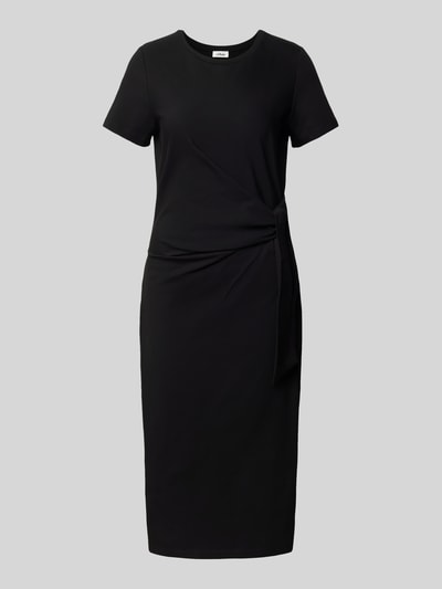 s.Oliver RED LABEL Nauwsluitende midi-jurk van katoenmix Zwart - 2