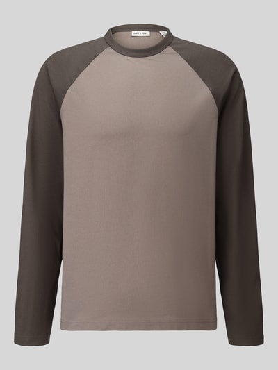 ONLY & SONS Relaxed Fit Longsleeve aus reiner Baumwolle Modell 'HEATON' Oliv 2