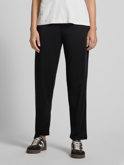 Christian Berg Woman Broek met elastische band en tunnelkoord Zwart - 4