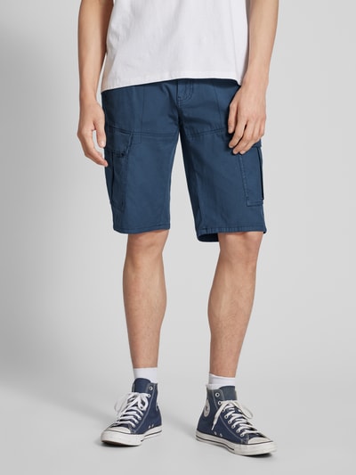 Blend Regular Fit Cargoshorts mit Teilungsnähten Dunkelblau 4