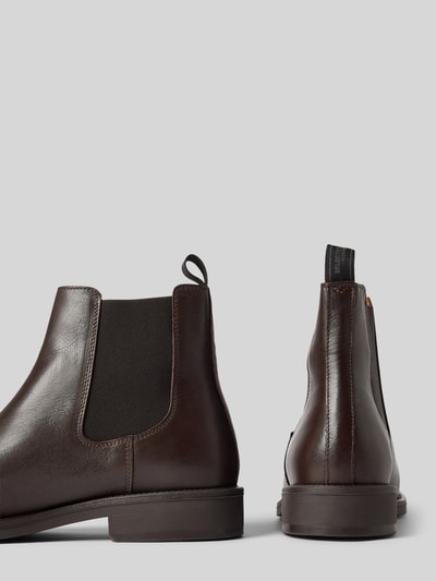 SELECTED HOMME Chelsea Boots mit elastischen Einsätzen Modell 'JOSEPH' Mittelbraun 2