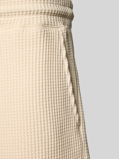 Shiwi Straight Fit Badeshorts mit Strukturmuster Modell 'Ocsar' Sand 2