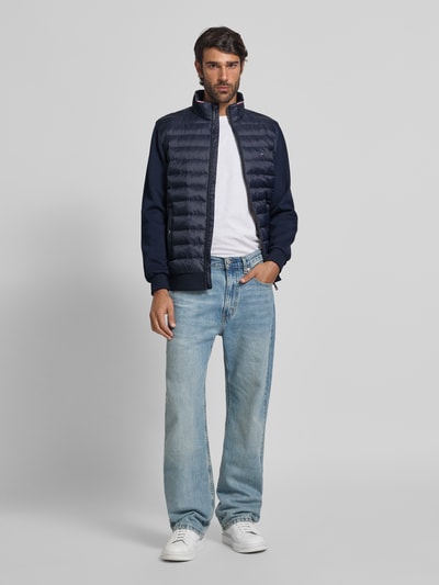 Tommy Hilfiger Regular Fit Steppjacke aus Baumwoll-Mix Marine 1