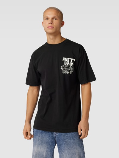 MARKET T-Shirt mit Statement-Print Modell 'CALL MY LAWYER' Black 4