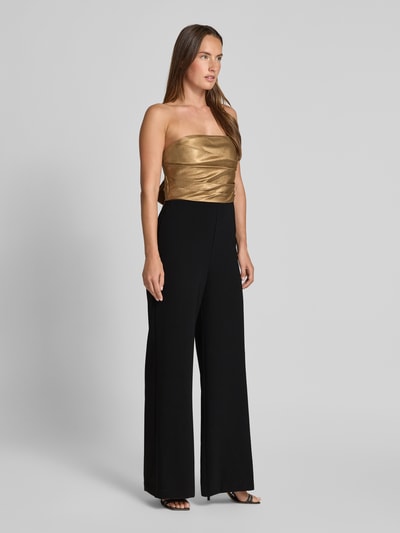 Lauren Ralph Lauren Jumpsuit aus Viskose-Mix im trägerlosen Design Black 1