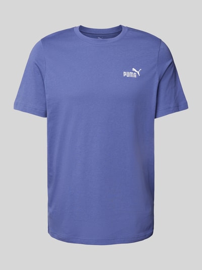 PUMA PERFORMANCE T-Shirt mit Label-Print Royal 1