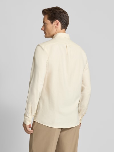 Lindbergh Vrijetijdsoverhemd met button-downkraag Zand - 5