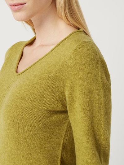 Christian Berg Woman Pullover aus Merinowolle Grass Mel 3