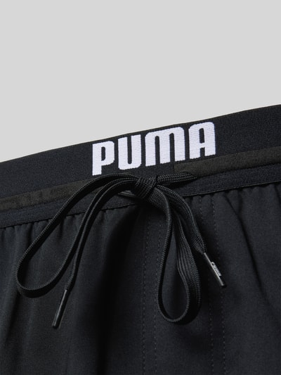 Puma Badeshorts mit elastischem Logo-Bund Black 2