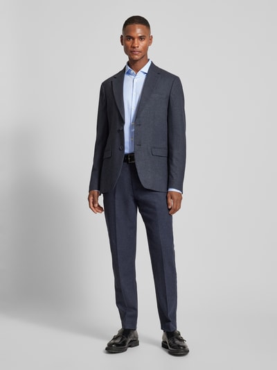 Jake*s Slim Fit Business-Hemd mit Haifischkragen Bleu 1