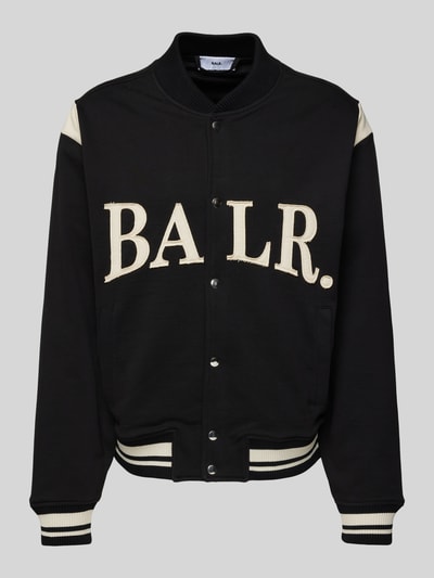 Balr. College-Jacke mit Label-Stitching und Stehkragen Black 2