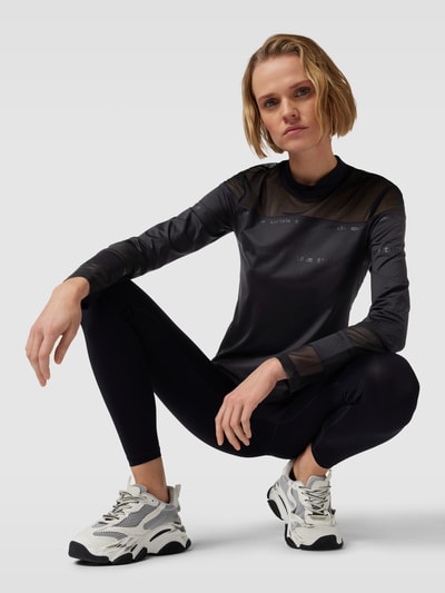 Sportalm Sweatshirt met nauwsluitende pasvorm met blokstrepen Zwart - 3