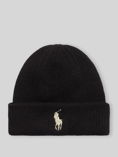 Polo Ralph Lauren Mütze aus reiner Wolle Gold 1