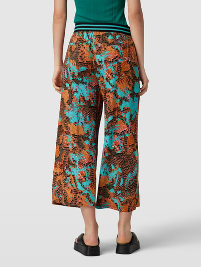 Christian Berg Woman Broek met all-over motief Turquoise - 5