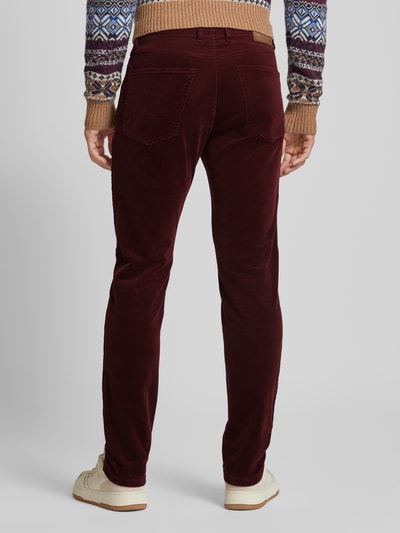 bugatti Modern Fit Jeans im 5-Pocket-Design Bordeaux 5