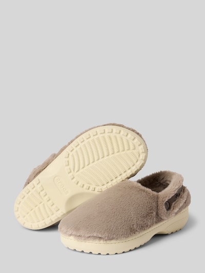 Crocs Instappers met imitatiebont Camel - 4