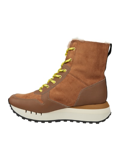 Blauer USA Boots met shearling voering, model 'Charley' Cognac - 3