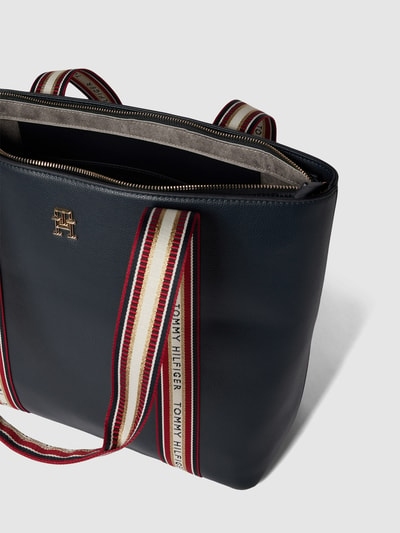 Tommy Hilfiger Shopper mit Label- Details Modell 'TOMMY LIFE SHOPPER' Marine 5