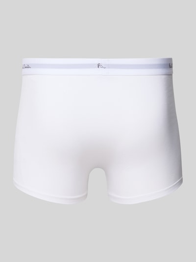 PAUL SMITH Trunks mit elastischem Label-Bund im 5er-Pack Weiss 3