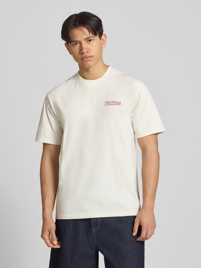 Dickies T-Shirt mit Label-Print Modell 'FAIRLAWN' Offwhite 4
