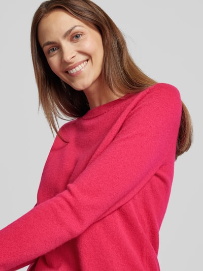 Christian Berg Woman Strickpullover mit Strukturmuster Rot 3