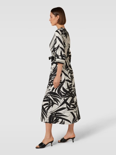 Pennyblack Kimono mit Allover-Muster Modell 'DIVISA' Schwarz 4