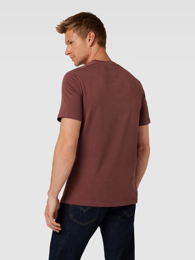 s.Oliver RED LABEL T-Shirt mit Label-Detail Modell 'BASIC' Pflaume 5